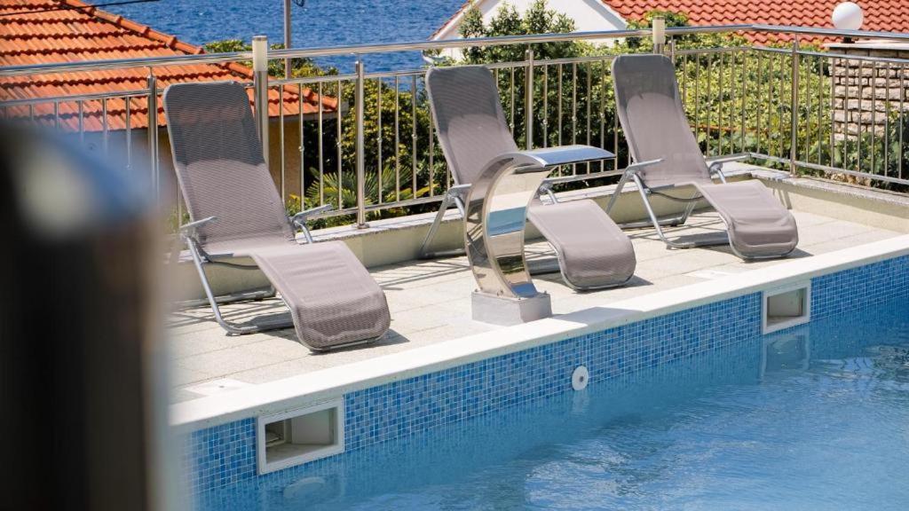 Trogir-Luxury Villa Sapphirus Seget Vranjica Ngoại thất bức ảnh